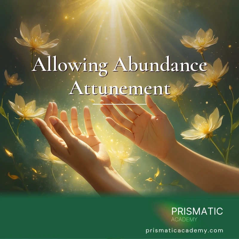 Allowing Abundance Attunement Distance Certification Course with Manual