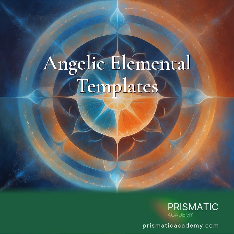 Angelic Elemental Templates Distance Certification Course with Manual