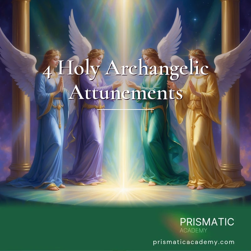 4 Holy Archangelic Attunements Distance Certification Course with Manual