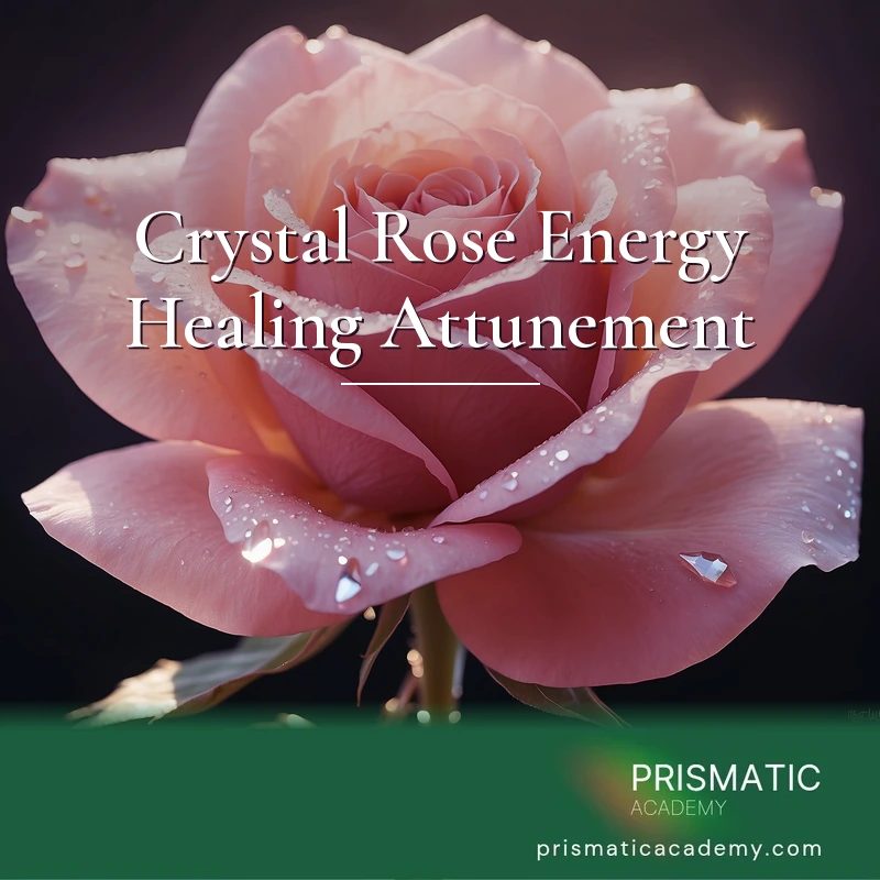Crystal Rose Energy Healing Attunement Certification Training with Manual