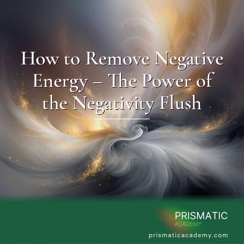 How to Remove Negative Energy – The Power of the Negativity Flush Certification Course