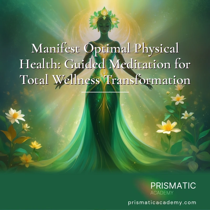 Manifest Optimal Physical Health: Guided Meditation for Total Wellness Transformation Online Course