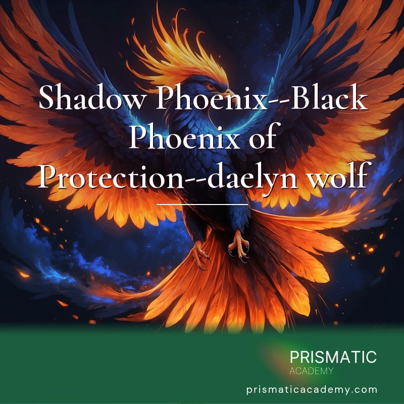 Shadow Phoenix--Black Phoenix of Protection--daelyn wolf Certification Course