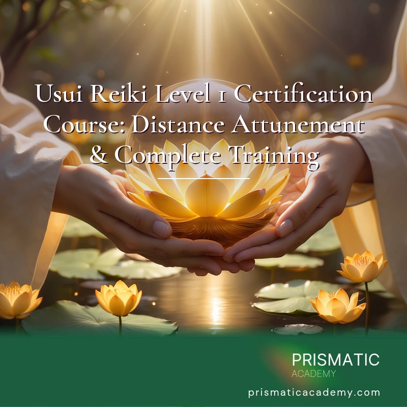 Usui Reiki Level 1 Certification Course: Distance Attunement & Complete Training