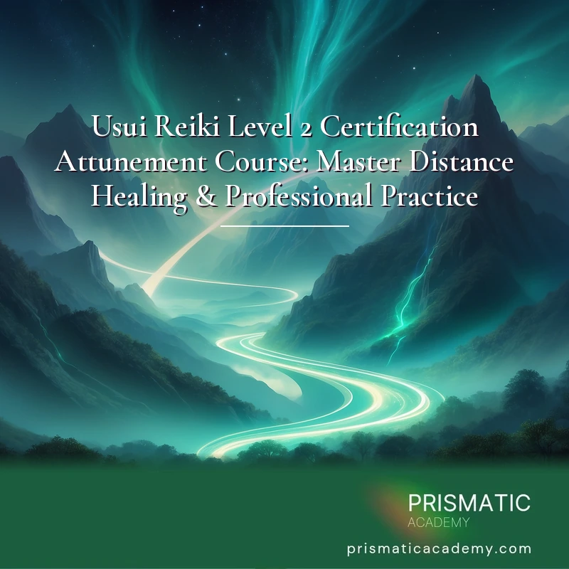 Usui Reiki Level 2 Certification Attunement Course: Master Distance Healing & Professional Practice