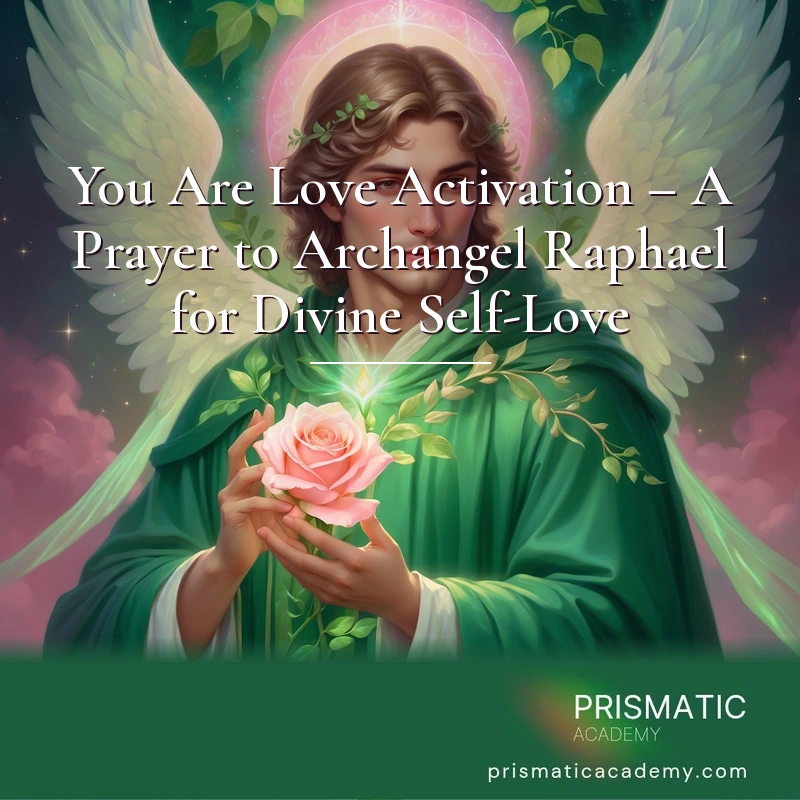 You Are Love Activation – A Prayer to Archangel Raphael for Divine Self-Love Certification Course